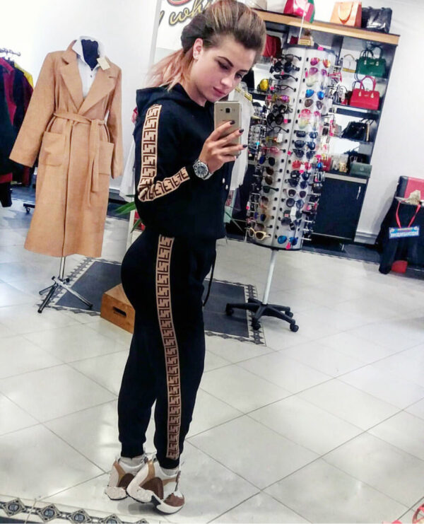 Hooded sweater set two-piece - Image 3