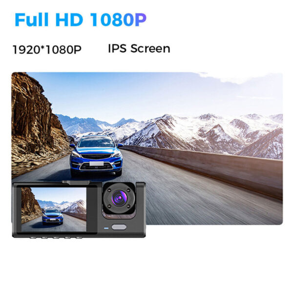 1080P Dual Lens Car Dash Cam Recorder G Sensor DVR Front And Rear Camera Video - Image 7