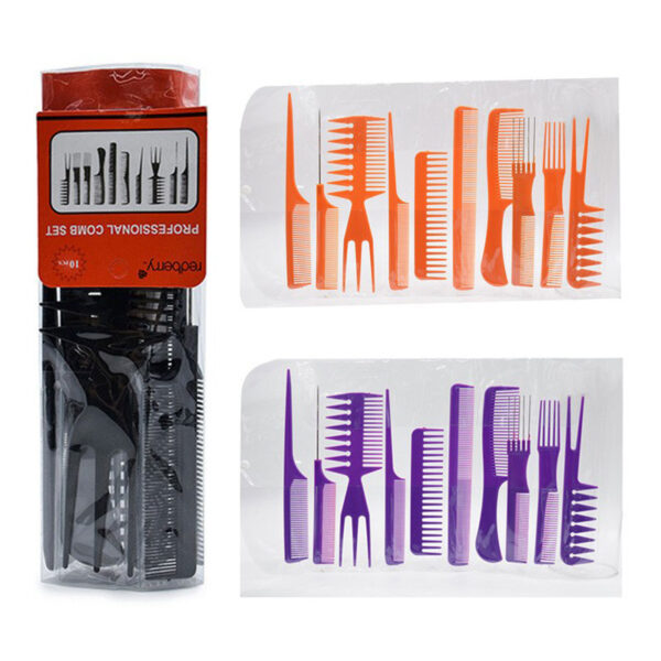 Hair Salon Hairdresser With A Set Of Ten Combs - Image 3